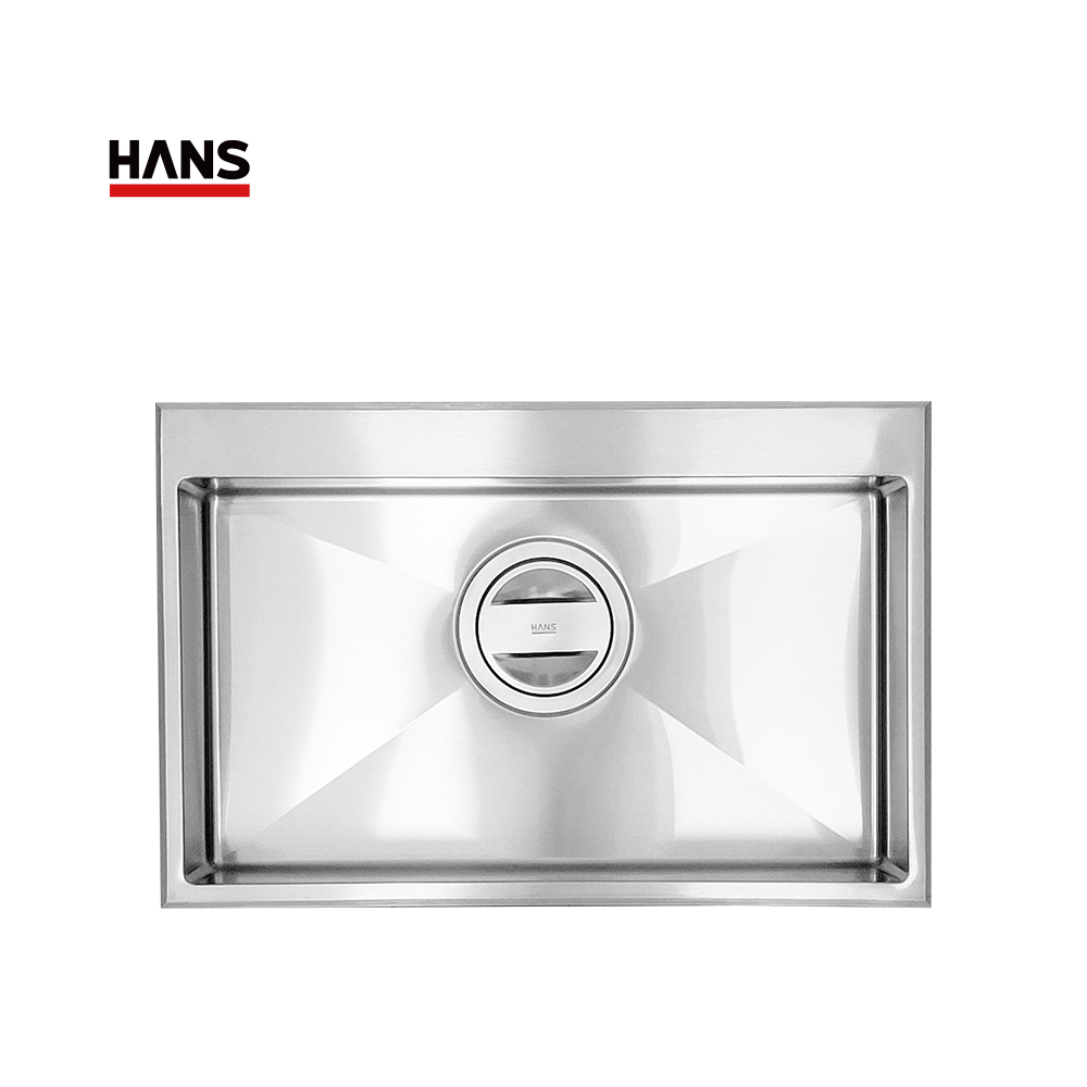 원앙싱크 한스 핸드메이드 싱크볼 CITY 6158D 사각볼
